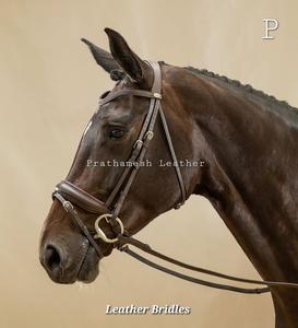 Brida de caballo de cuero personalizado Estilos ingleses occidentales personalizados Brida de equitación de cuero genuino Proveedor al por mayor tendencia 2025 - Product Image 3