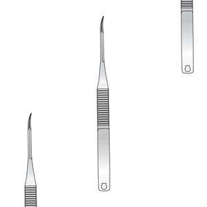 Ciseaux Westcott manuels de haute qualité, 120 mm, courbés, à bout arrondi, en acier chirurgical inoxydable, réutilisables, certifiés CE, pour chirurgie générale - Product Image 1