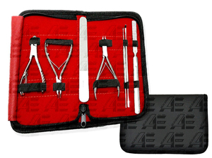 Podologie 7 pièces d'instruments de chiropodie en acier inoxydable, lame incurvée, outils professionnels de soin des ongles, pinces à ongles durables - Product Image 4