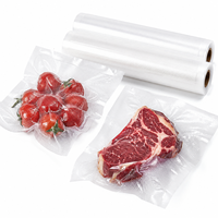 Sacs de conservation sous vide réutilisables multi-tailles, sans BPA, à double couche, avec valve anti-fuite, pour congélateur, micro-ondes et cuisson sous vide