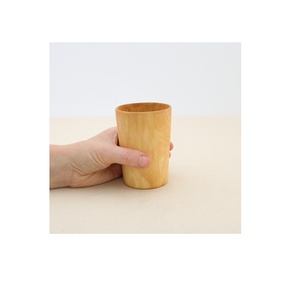 Verre en bois naturel pour bière eau dessus de table en bois naturel couleur verre pour la maison restaurant hôtel - Product Image 3