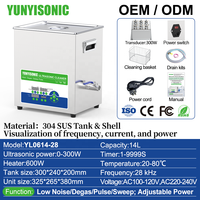 Nettoyeur à ultrasons industriel YUNYISONIC 28 kHz avec chauffage et minuterie pour bloc moteur, filtre à particules (DPF), carburateur et décapage du carbone