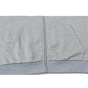 Sweat-shirt à capuche zippé pour homme, veste à manches raglan, mélange de coton éponge, blocs de couleur, tendance automne-hiver, marque personnalisée - Product Image 3