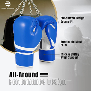 new heavy duty PU boxing gloves punching sport training gloves for men durable padded boxing equipment gloves - Product Image 2