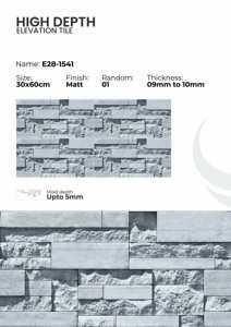 Carreaux muraux extérieurs en porcelaine 300x600mm, aspect architectural - Product Image 4