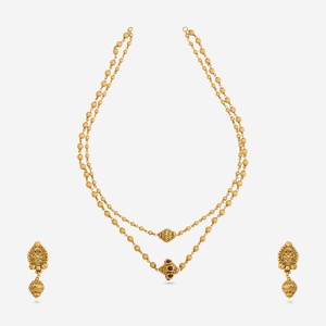 Wedding-Ready Antique Mala <b>Necklace</b> 139608 - Product Image 1