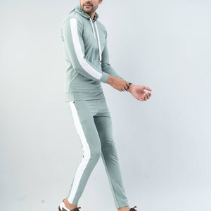 Trajes Deportivos de Invierno para Hombre, Talla Grande, Transpirables, con Capucha, Casuales, Gruesos, de Color Sólido, 100% Algodón, Ropa de Moda, Venta al Por Mayor Personalizada - Product Image 2