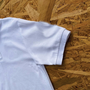 T-shirt en coton 100% respirant et teint en fil pour homme, manches courtes - Product Image 2