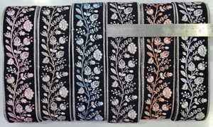 Fleurs sur mesure brodées dans des couleurs pastel légères dans des motifs floraux à des fins diverses, de différentes tailles et pour la revente - Product Image 5