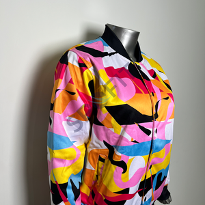 Vente en gros de veste universitaire de style vintage pour femmes avec logo personnalisé et broderie, couleur personnalisée, mode hivernale - Product Image 5