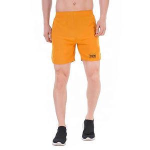 Short de sport pour hommes de super qualité Logo personnalisable Motif solide Style décontracté Respectueux de l'environnement Service OEM Caractéristique anti-rides - Product Image 3