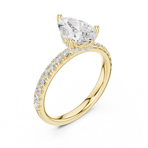 Anillo de cadena de moda de 14K para niñas - Product Image 3