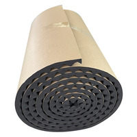 OEM Accepter NBR Matériau insonorisé Mousse acoustique Mousse ondulée Tapis d'isolation phonique auto-adhésif Mousse de caoutchouc