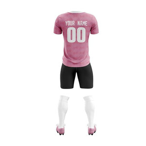 Kits de camisetas de fútbol por sublimación Conjunto de uniformes de fútbol transpirables para hombre personalizados - Product Image 6