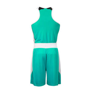 Conjuntos de trajes de boxeo para adultos de alta calidad para hombres, logotipo frontal, secado rápido, Spandex duradero/poliéster, logotipo personalizado, ropa de entrenamiento, venta al por mayor - Product Image 4