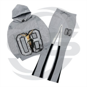 Nouvelle survêtement évasé pour hommes de qualité supérieure Design complet uni Concevez votre propre survêtement évasé pour hommes pour adultes - Product Image 3