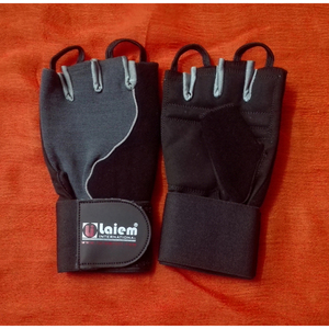Guantes Deportivos Unisex de Medio Dedo, de Cuero PU Antideslizante, con Cierre de Tirón, Color Personalizado, para Gimnasio, Levantamiento de Pesas, Deportes y Ciclismo - Product Image 2