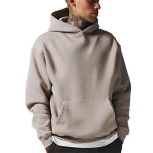 Nueva llegada mejor diseño material suave Hombres Caída hombro Sudaderas con capucha Sostenible Transpirable precio barato Hombres Caída hombro Sudaderas con capucha - Product Image 2