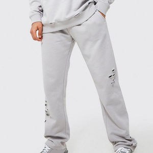 Survêtements d'hiver décontractés pour hommes, en coton épais 400-450 g/m², avec logos personnalisés de haute qualité, effet vieilli - Product Image 5