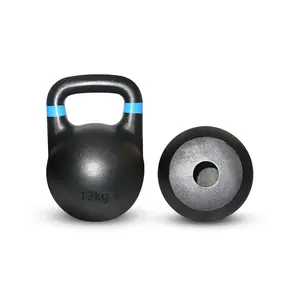 Chất lượng cao phòng tập thể dục kettlebell cạnh tranh tráng cát đúc điều chỉnh Hollow kettlebell