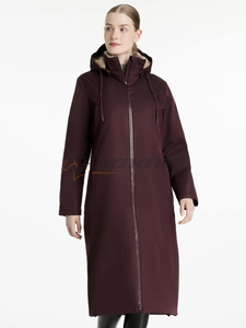 Women horse riding <b>long</b> <b>coat</b> 2025 affordable stylish waterproof premium equestrian outerwear women horse riding jacket - Product Image 4