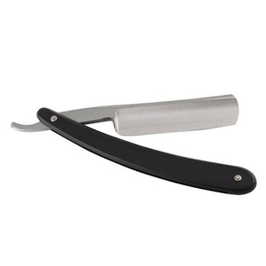 Plastic Handel Folding Straight Edge Barber Razor Manual <b>Shaver</b> New Design Barber Razor Stainless Steel - Product Image 6
