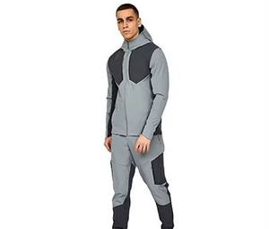 Ensemble coupe-vent respirant au design tendance, vêtements de rue décontractés pour hommes, ensemble surdimensionné pour le fitness, fabricant de vêtements en gros - Product Image 2