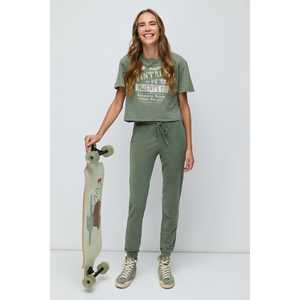 Sudadera de Manga Corta 100% Algodón con Estampado Diario - Product Image 3