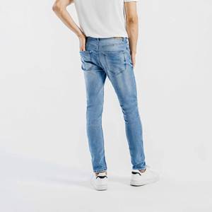 กางเกงผ้ายีนส์แฟชั่นผู้ชายคุณภาพสูงมีกระเป๋าแบบกำหนดเองกางเกงผ้าเดนิมทรงหลวมมีสไตล์ - Product Image 3