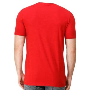 Camiseta de Rayas Personalizada para Hombre, 100% Algodón, Cuello Redondo Acordonado, Manga Corta con Logotipo de Corazón Bordado, Diseño de Rayas a la Moda - Product Image 3