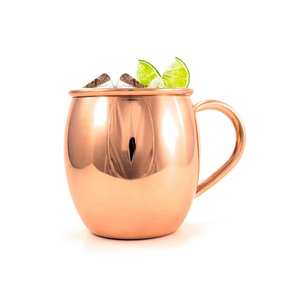 Tasse en cuivre martelé avec prise confortable et base stable conçue pour la pratique et la présentation de la mixologie - Product Image 2