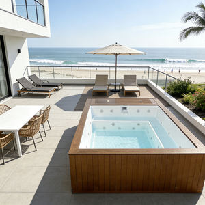 Piscina Contenedorizada para Exteriores con Bomba de Filtrado de Alta Capacidad y Cubierta de Vidrio - Product Image 4