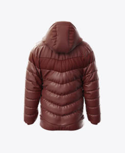 Veste matelassée fine de haute qualité pour hommes, manteau à bulles noir à col montant pour l'hiver froid et protection contre les intempéries - Product Image 2