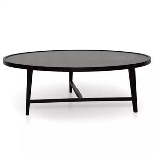 Meubles modernes Table ronde pour la maison hôtel Restaurant Table décorative couleur noire métal fer meubles thé Table basse - Product Image 2