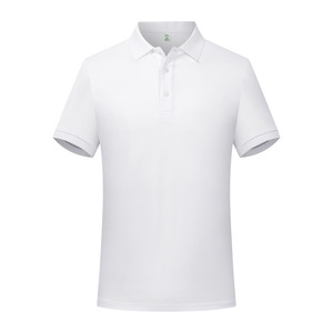 เสื้อโปโลสำหรับผู้ชายเสื้อโปโลผ้าคอตตอน100% ปักลายเสื้อโปโลธรรมดา - Product Image 2