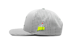 Haute qualité broderie personnalisée Logo camionneur chapeaux 100% Polyester tissu découpé au Laser trou casquettes de sport profil bas en gros - Product Image 3