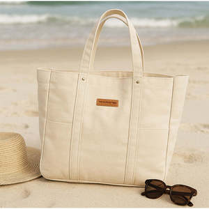 Casual <b>Extra</b> <b>Large</b> <b>Tote</b> <b>Bag</b> with Zipper Closure and Pockets <b>Large</b> Capacity - Product Image 1