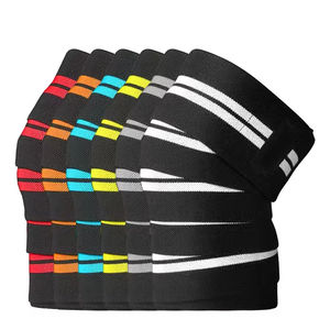 Powerlifting Rodilleras Alto elástico Levantamiento de pesas Gimnasio Entrenamiento Fitness Rodillera Envoltura para la venta - Product Image 1