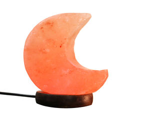 Luna USB Decorativo Himilayan Rosa Sal Lámpara Natural Artesanía Producto - Product Image 6