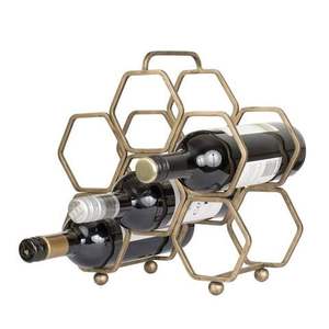 <b>Table</b> Top <b>Wooden</b> Made Beverage Rack Artistic Detailing Vintage Design Sustainable Material-Perfect for Displaying Bottles Holder - Product Image 4