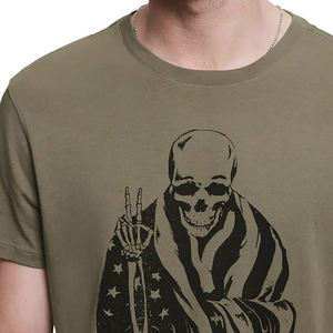 Couleur unie hommes coton plaine t-shirts Top qualité Pakistan fait tissu confortable nouveau Design t-shirt - Product Image 2