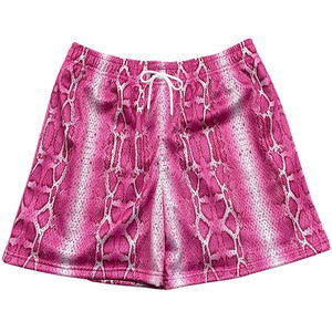 Pantalones cortos de malla de baloncesto personalizados de alta calidad para hombre, ropa de calle con entrepierna de 5-6 pulgadas, estampado por sublimación de poliéster, cintura personalizada, venta al por mayor - Product Image 4