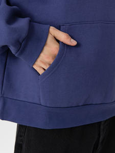 Sweat à capuche décontracté 100% coton polaire à manches longues pour hommes vêtements de rue d'hiver personnalisable impression graphique Logo sweats à capuche pour hommes - Product Image 4