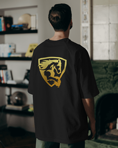 T-shirt grande taille de haute qualité pour hommes sérigraphie personnalisée col rond manches courtes design uni coupe surdimensionnée - Product Image 3