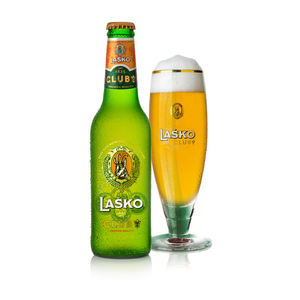 Original Lasko 330ml Cerveza Lager en botella y barril de embalaje - Product Image 5