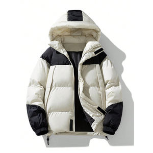 Chaqueta acolchada de invierno personalizada al por mayor para hombre, prendas de vestir informales con cuello levantado, abrigos de alta calidad, chaqueta acolchada para hombre - Product Image 6