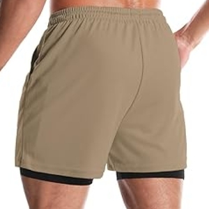 Short de fitness sur mesure pour hommes avec short de fitness multi-poches respirant et à séchage rapide - Product Image 2
