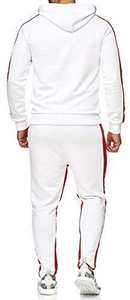 Chándal duradero para hombre, ropa deportiva de dos piezas, conjunto de Jogger de manga larga, traje de entrenamiento cómodo para gimnasio - Product Image 3