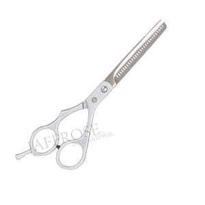 Ciseaux de coiffure de salon professionnel bord de rasoir de beauté en acier inoxydable avec lame émoussée pour outil de cheveux amincissants - Product Image 1