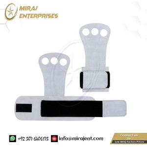 ถุงมือออกกําลังกายป้องกันฝ่ามือสําหรับดัมเบลแบบดึงขึ้นยิมนาสติก Cowhide ยกน้ําหนักมือจับการออกกําลังกายยกกําลัง - Product Image 2